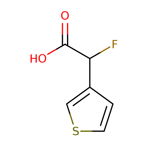 2-fluoro-2-(thiophen-3-yl)acetic acid