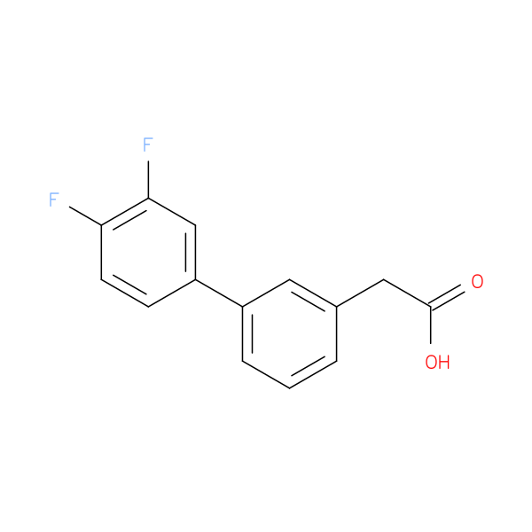 3-Biphenyl-3',4'-difluoro-acetic acid
