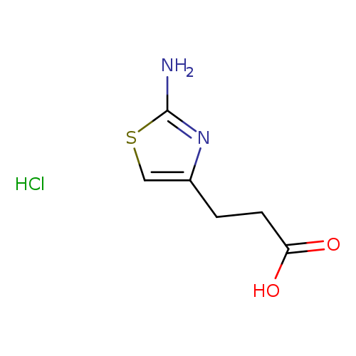 3-(2-amino-1,3-thiazol-4-yl)propanoic acid hydrochloride