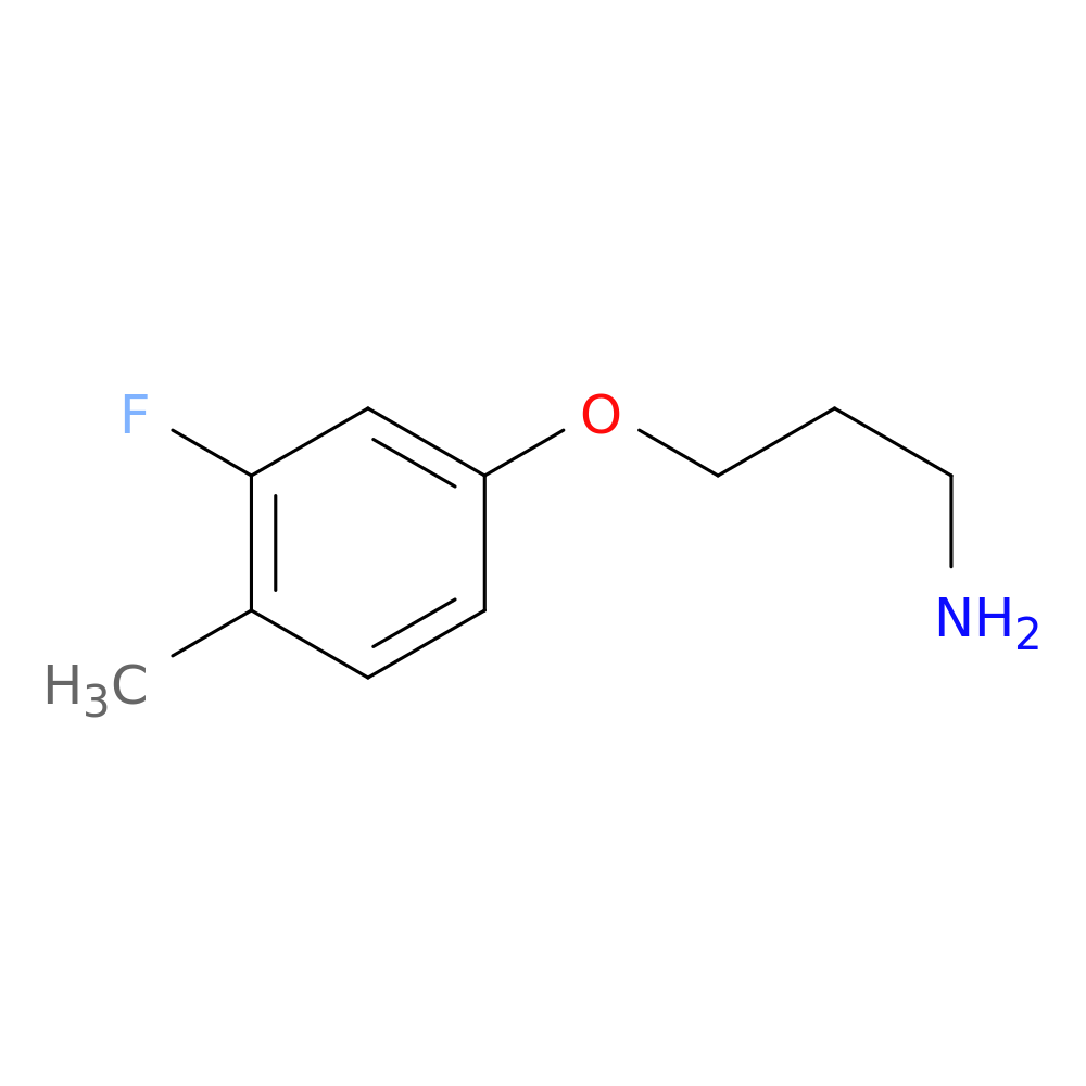 3-(3-Fluoro-4-methylphenoxy)propan-1-amine