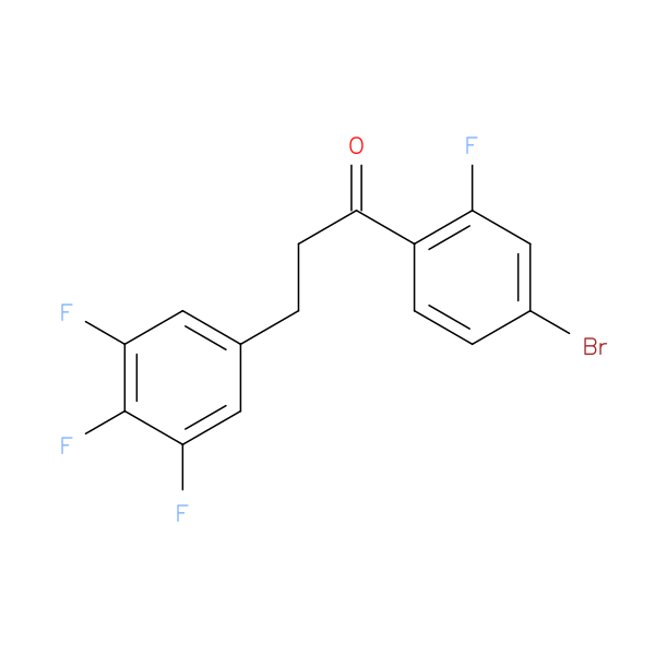 4'-Bromo-2'-fluoro-3-(3,4,5-trifluorophenyl)propiophenone
