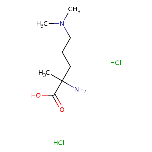 2-amino-5-(dimethylamino)-2-methylpentanoic acid dihydrochloride