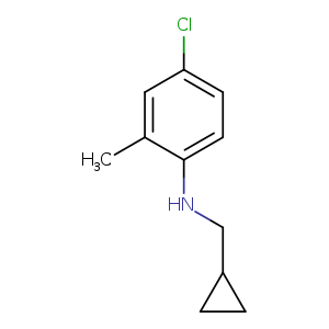 4-Chloro-n-(cyclopropylmethyl)-2-methylaniline