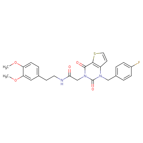 N-[2-(3,4-dimethoxyphenyl)ethyl]-2-{1-[(4-fluorophenyl)methyl]-2,4-dioxo-1H,2H,3H,4H-thieno[3,2-d]pyrimidin-3-yl}acetamide