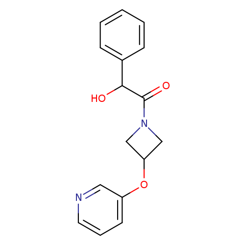 2-hydroxy-2-phenyl-1-[3-(pyridin-3-yloxy)azetidin-1-yl]ethan-1-one