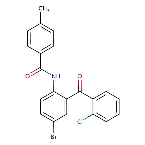 N-[4-bromo-2-(2-chlorobenzoyl)phenyl]-4-methylbenzamide
