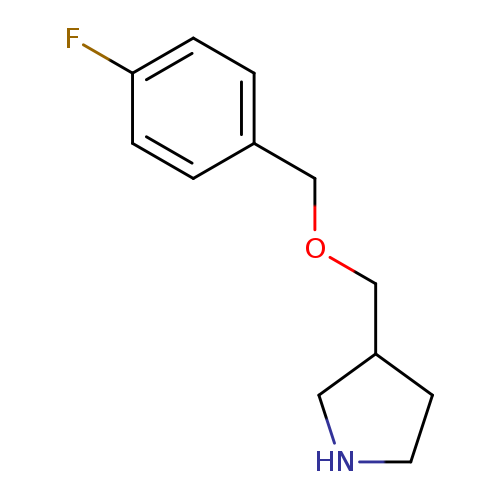 3-{[(4-fluorophenyl)methoxy]methyl}pyrrolidine