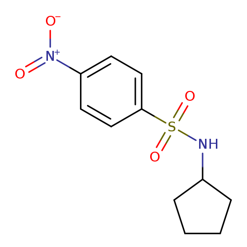 N-cyclopentyl-4-nitrobenzene-1-sulfonamide