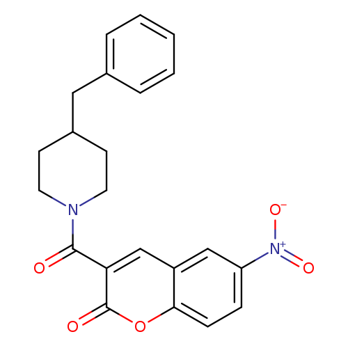 3-(4-benzylpiperidine-1-carbonyl)-6-nitro-2H-chromen-2-one
