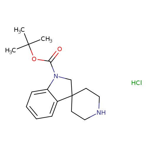 tert-Butyl spiro[indoline-3,4'-piperidine]-1-carboxylate hydrochloride