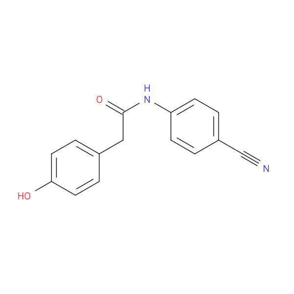 N-(4-CYANO-PHENYL)-2-(4-HYDROXY-PHENYL)-ACETAMIDE