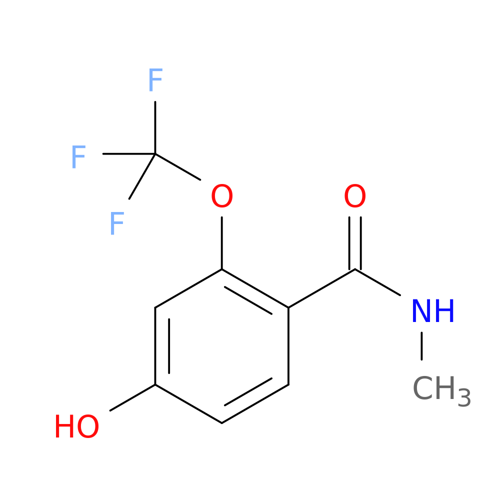 4-Hydroxy-n-methyl-2-trifluoromethoxy-benzamide