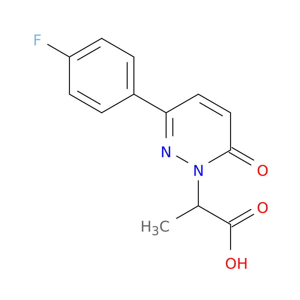 2-[3-(4-fluorophenyl)-6-oxo-1,6-dihydropyridazin-1-yl]propanoic acid
