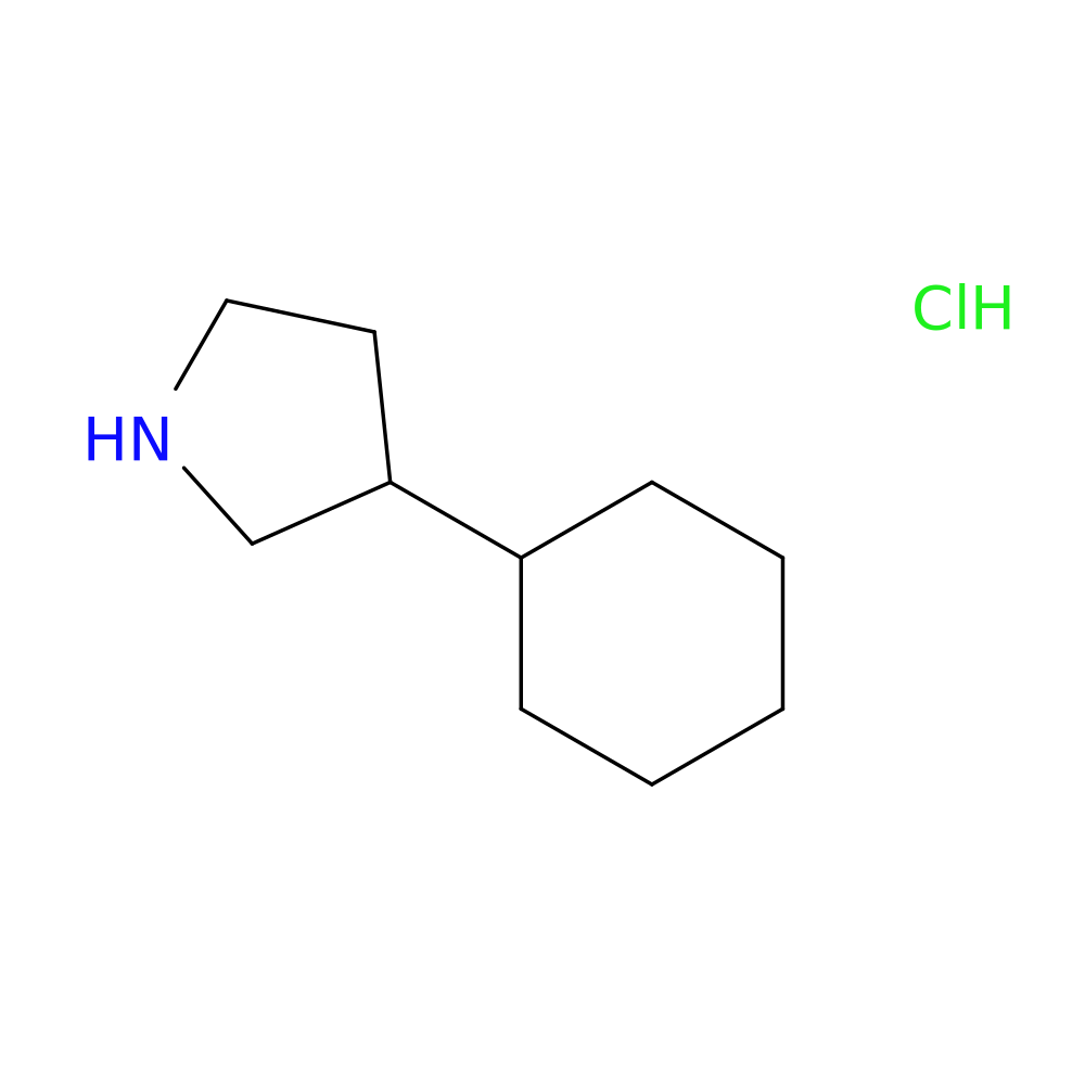 3-Cyclohexylpyrrolidine hydrochloride