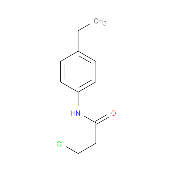 3-Chloro-N-(4-ethylphenyl)propanamide