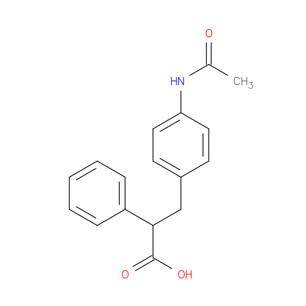 3-[4-(Acetylamino)phenyl]-2-phenylpropanoic acid