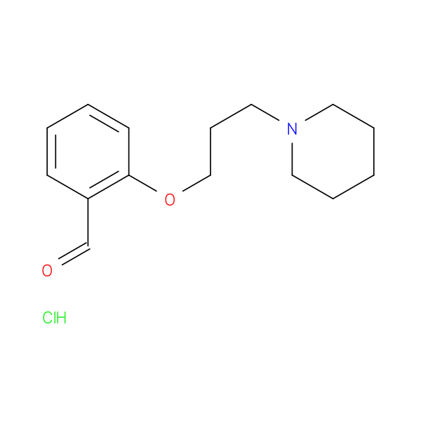 2-[3-(1-Piperidinyl)propoxy]benzaldehyde hydrochloride