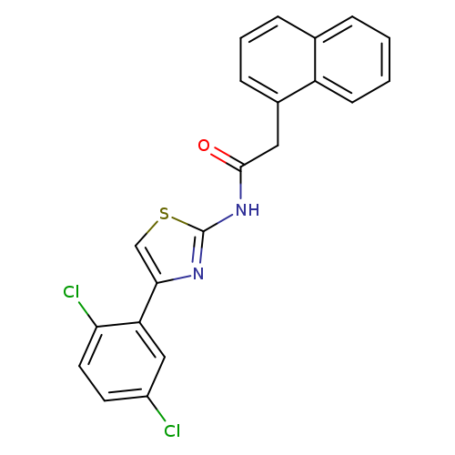 N-[4-(2,5-dichlorophenyl)-1,3-thiazol-2-yl]-2-(naphthalen-1-yl)acetamide