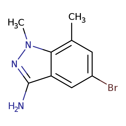 5-Bromo-1,7-dimethylindazol-3-amine