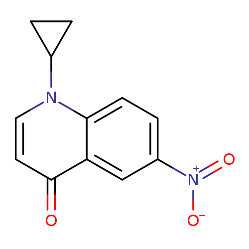 1-Cyclopropyl-6-nitroquinolin-4-one