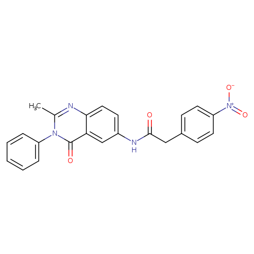 N-(2-methyl-4-oxo-3-phenyl-3,4-dihydroquinazolin-6-yl)-2-(4-nitrophenyl)acetamide