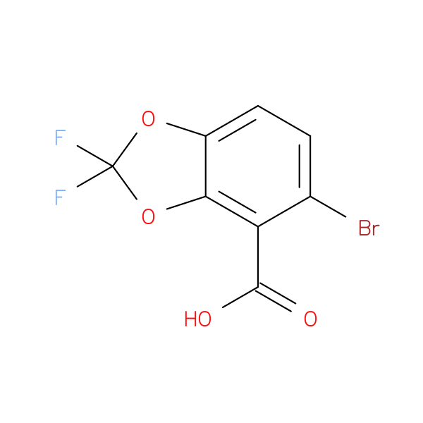 5-bromo-2,2-difluoro-1,3-dioxaindane-4-carboxylic acid