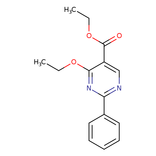 5-Pyrimidinecarboxylic acid, 4-ethoxy-2-phenyl-, ethyl ester