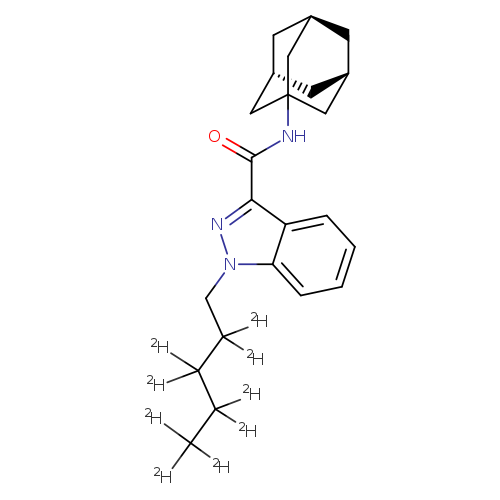 1-pentyl-N-tricyclo[3.3.1.13,7]dec-1-yl-1H-indazole-3-2,2,3,3,4,4,5,5,5-d9-carboxamide