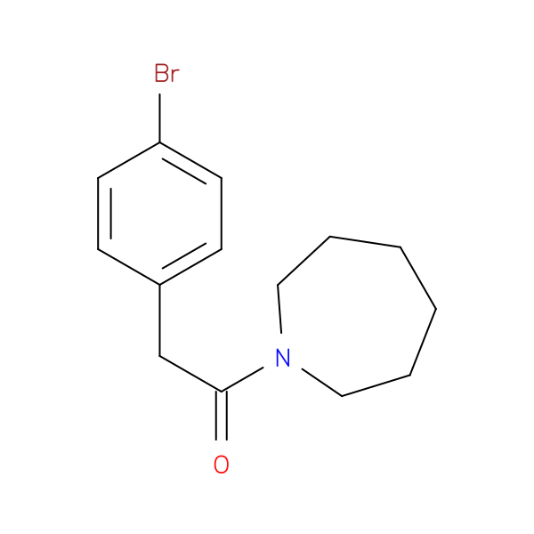 1-(azepan-1-yl)-2-(4-bromophenyl)ethan-1-one
