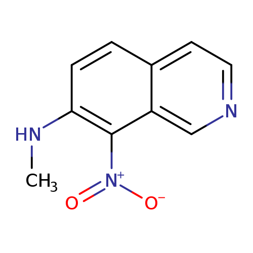 7-Isoquinolinamine, N-methyl-8-nitro-