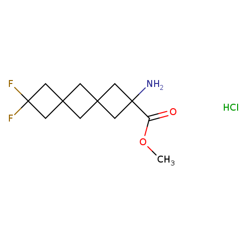 methyl2-amino-8,8-difluorodispiro[3.1.3^{6}.1^{4}]decane-2-carboxylatehydrochloride
