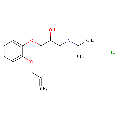 1-(2-Allyloxyphenoxy)-2-hydroxy-3-isopropylaminopropane hydrochloride