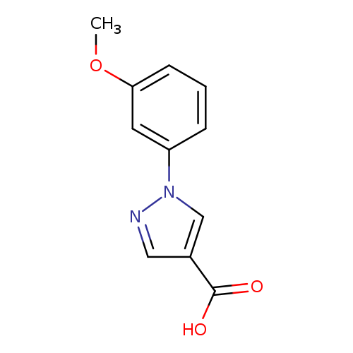 1-(3-Methoxyphenyl)-1h-pyrazole-4-carboxylic acid