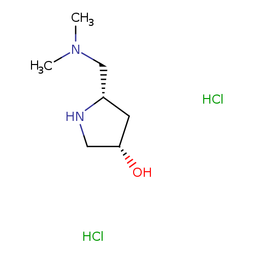 (3S,5S)-5-[(dimethylamino)methyl]pyrrolidin-3-ol dihydrochloride