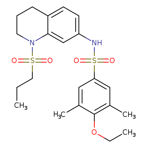 4-ethoxy-3,5-dimethyl-N-[1-(propane-1-sulfonyl)-1,2,3,4-tetrahydroquinolin-7-yl]benzene-1-sulfonamide