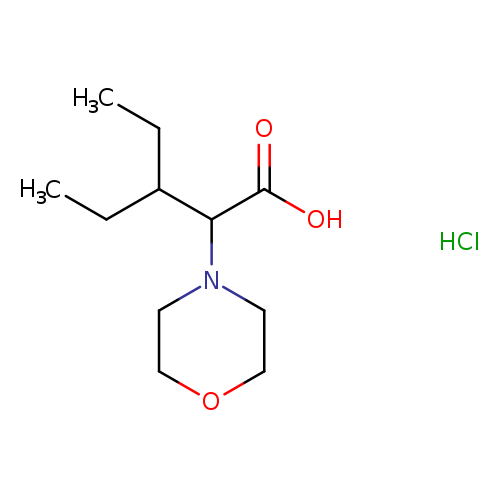3-ethyl-2-(morpholin-4-yl)pentanoic acid hydrochloride