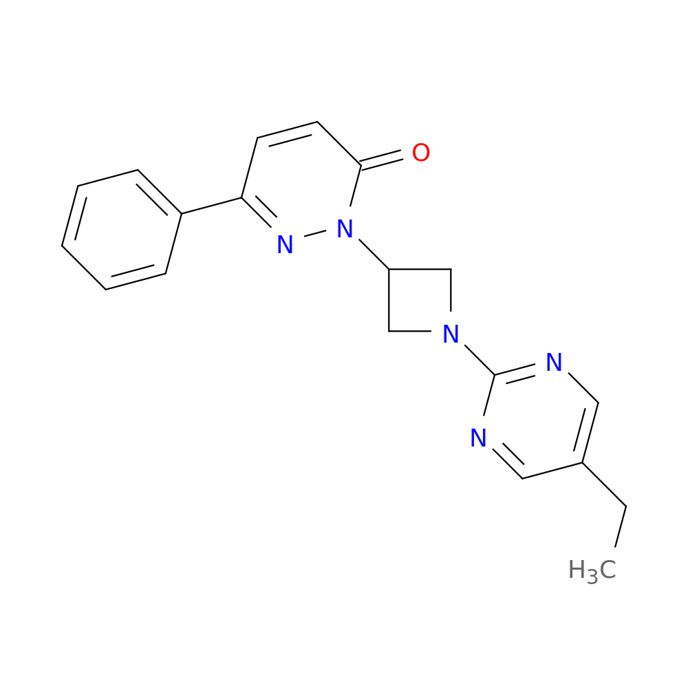 2-[1-(5-ethylpyrimidin-2-yl)azetidin-3-yl]-6-phenyl-2,3-dihydropyridazin-3-one