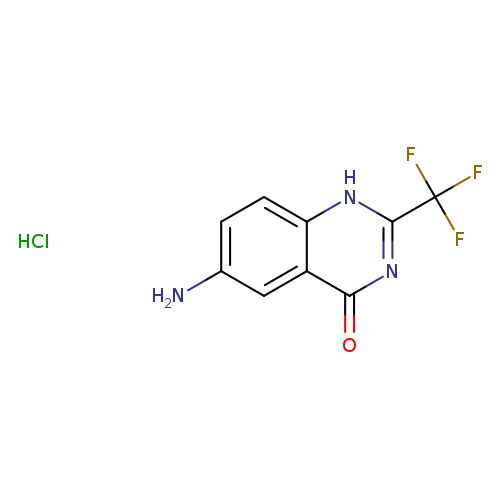 6-amino-2-(trifluoromethyl)-1,4-dihydroquinazolin-4-onehydrochloride
