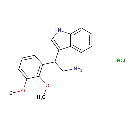 2-(2,3-Dimethoxyphenyl)-2-(1H-indol-3-yl)ethanamine hydrochloride