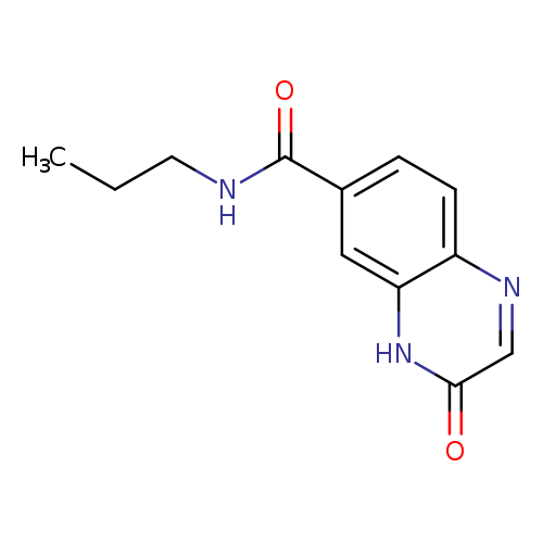 3-oxo-N-propyl-3,4-dihydroquinoxaline-6-carboxamide