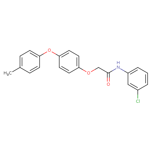 N-(3-chlorophenyl)-2-[4-(4-methylphenoxy)phenoxy]acetamide