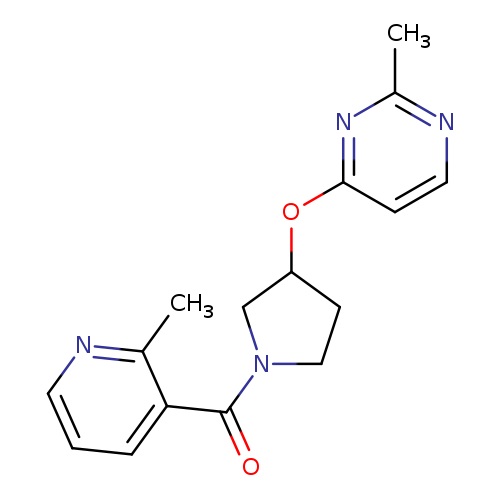 2-methyl-4-{[1-(2-methylpyridine-3-carbonyl)pyrrolidin-3-yl]oxy}pyrimidine