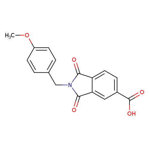 2-(4-Methoxybenzyl)-1,3-dioxoisoindoline-5-carboxylic acid