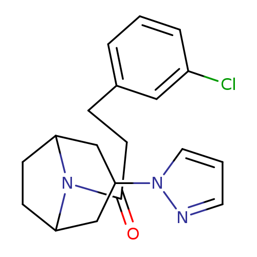 3-(3-chlorophenyl)-1-[3-(1H-pyrazol-1-yl)-8-azabicyclo[3.2.1]octan-8-yl]propan-1-one