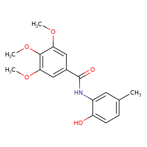 N-(2-hydroxy-5-methylphenyl)-3,4,5-trimethoxybenzamide