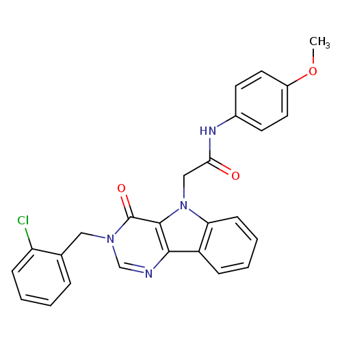 2-{3-[(2-chlorophenyl)methyl]-4-oxo-3H,4H,5H-pyrimido[5,4-b]indol-5-yl}-N-(4-methoxyphenyl)acetamide