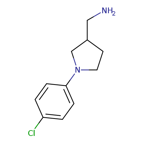 [1-(4-Chlorophenyl)pyrrolidin-3-yl]methanamine