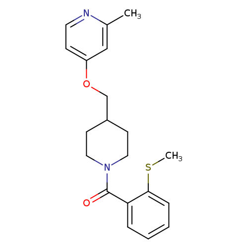 2-methyl-4-({1-[2-(methylsulfanyl)benzoyl]piperidin-4-yl}methoxy)pyridine