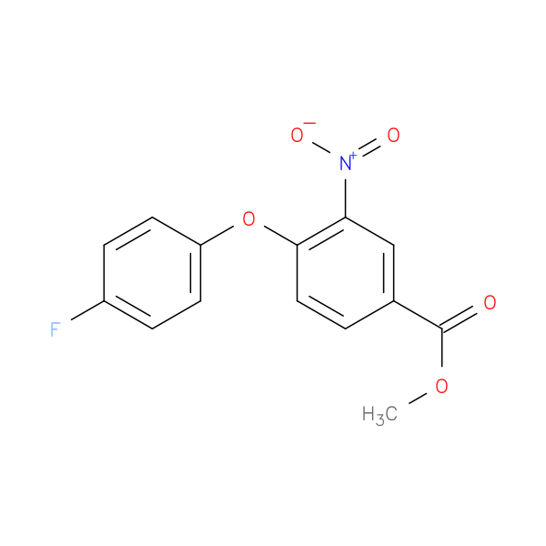 Methyl 4-(4-fluorophenoxy)-3-nitrobenzenecarboxylate