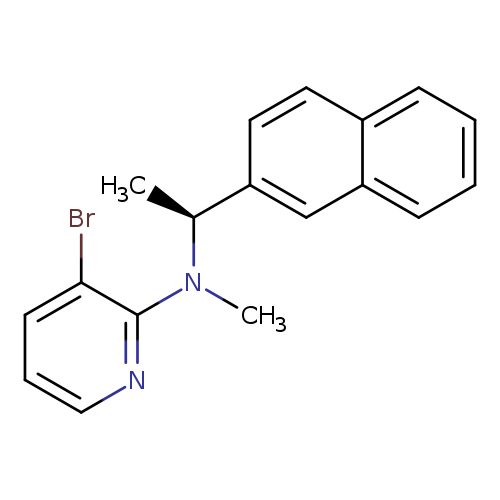 3-bromo-N-methyl-N-[(1S)-1-(naphthalen-2-yl)ethyl]pyridin-2-amine